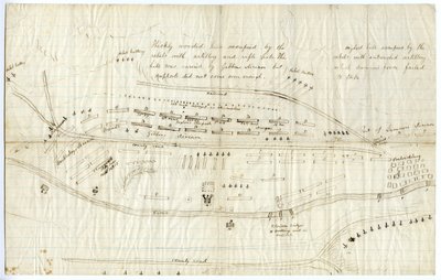 Map of Fredericksburg, December 1862 by George Bush